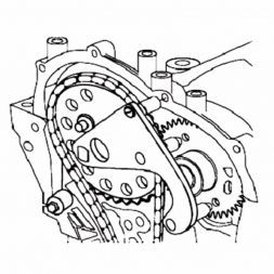Фиксатор диз. двигателя с цепным приводом (Renault, Nissan, Opel) JTC-4926