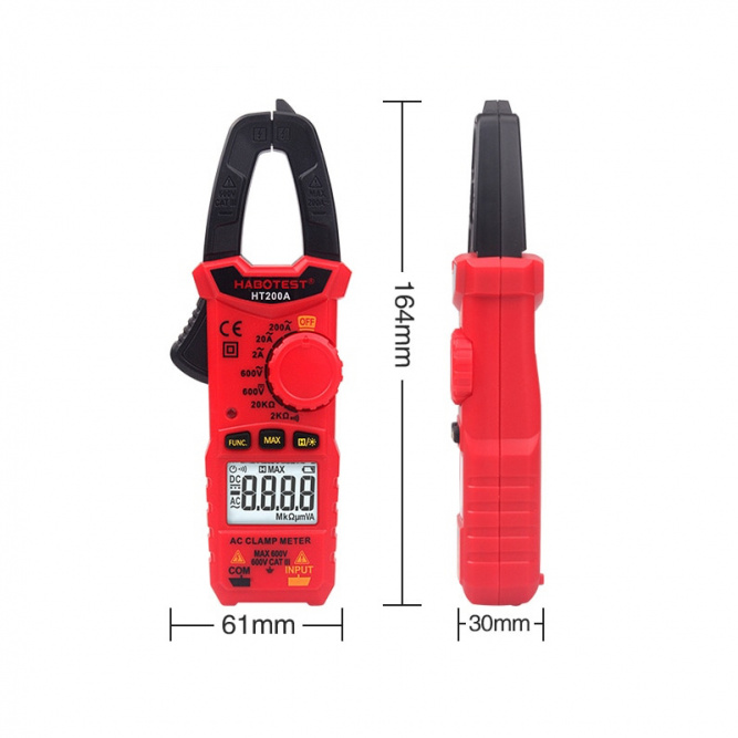 Токовые клещи Habotest HT200A