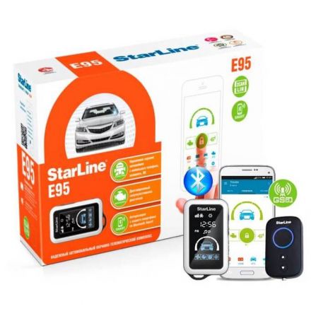 Автомобильная сигнализация StarLine E95 BT 2CAN+2LIN GSM