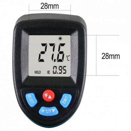 Цифровой пирометр Autool IT200 - бесконтактный инфракрасный термометр (-50 - 550°C)