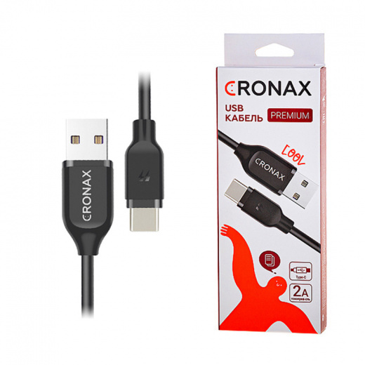 Кабель CRONAX Premium Type-C USB 2.0 — 
